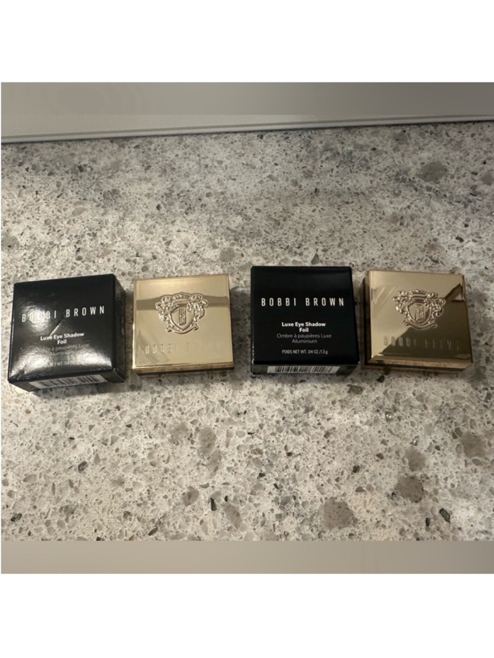 Bobbi Brown Luxe Shimmer Eyeshadow in Gilded Rose & Opalescent